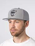 Бейсболка MITCHELL NESS арт. HS12144-LAIGREY Los Angeles Raiders NFL (серый)